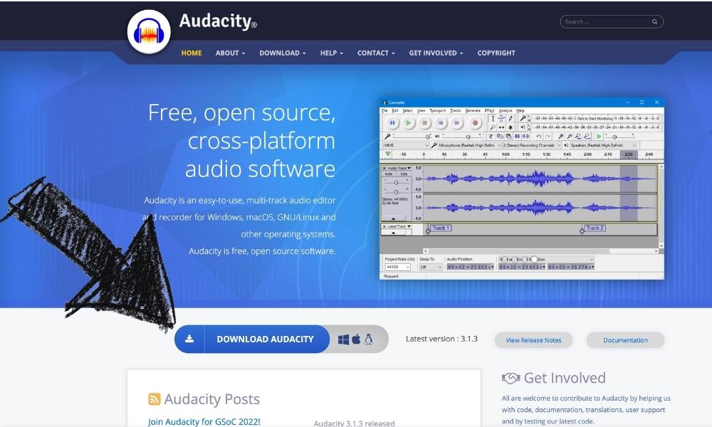 Download Audacity